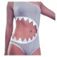 Boca del traje de baño del bikini de trajes de baño de Tankini de las mujeres Uno de los Tiburones pieza - Envío Gratuito