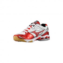 Tenis Mizuno Wave Bolt 3 Rojo/blanco 23.5 - Envío Gratuito