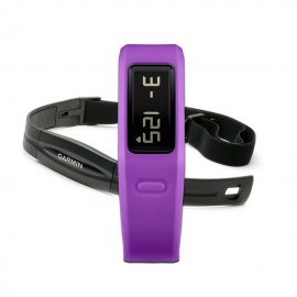 Medidor de Actividad VivoFit con Banda de Ritmo Cardíaco Garmin-Morado - Envío Gratuito