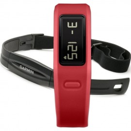 Medidor de Actividad VivoFit con Banda de Ritmo Cardíaco Garmin-Rojo - Envío Gratuito