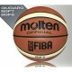 Balon Basquetbol Molten BGF6 Sintetica -Ladrillo con Crema - Envío Gratuito