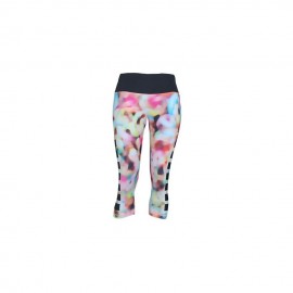 Pantalón 3/4 para correr de Mujer Adidas Techfit Infinita Serie TIGHT B S12119-Multicolor - Envío Gratuito