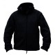 Softshell Jacket Polartec Thermal Al Aire Libre Escudo Deporte Senderismo Polar Con Capucha Negro - Envío Gratuito