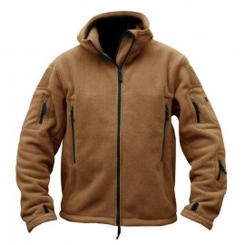 Softshell Jacket Polartec Thermal Al Aire Libre Escudo Deporte Senderismo Polar Con Capucha Bronce - Envío Gratuito