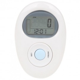 1.1" LCD Digital Pocket Water Resistant Pedometer with 3D Sensor (1xCR2032) - Envío Gratuito