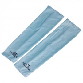 ELENXS Hombres o Mujeres Sun Uv Protección mangas del brazo Covers Cuff Polé Refrigerador cómodo Sun-Proof Cusual azul suave - E
