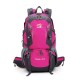 Montañismo exterior impermeable Mochila Bolsa de deporte senderismo, campamentos Bolsos de bandolera (Rosa roja) - Envío Gratuit