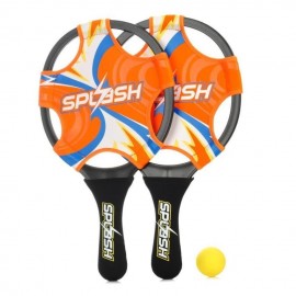 Winmx WMB10606 Splash Deportes Playa Murciélago + bola (negro/naranja) - Envío Gratuito