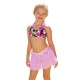 Bikini De Dos Piezas Con Falda Hello Kitty HK6488 - Envío Gratuito