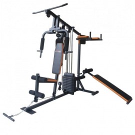 Gimnasio fitness station SA-3650F De 3 Estaciones C/Pesas Total De 150 Lbs - Multicolor - Envío Gratuito