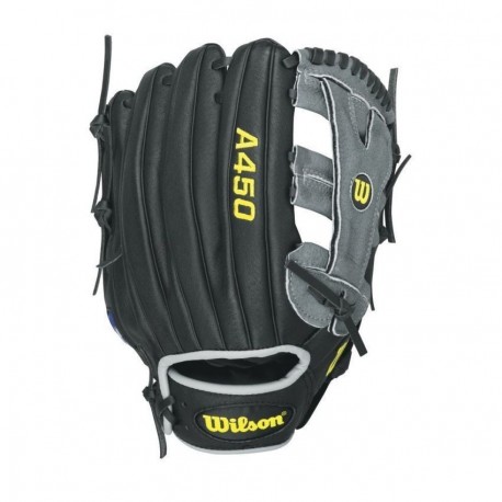 Guante para Béisbol Juvenil WTA04LB15YP66 Wilson-Negro con Gris - Envío Gratuito