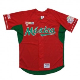 Camisola Probeis Mexico Serie del caribe Rojo - Envío Gratuito