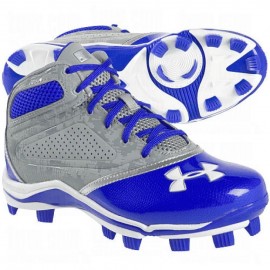 Spikes Under Armour 2013 Tpu Mid Gris Azul 27.5 - Envío Gratuito