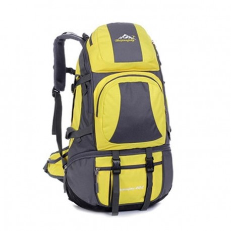 40L Mochila hombros Montañismo escalada deportiva al aire libre Mochila (amarillo) - Envío Gratuito