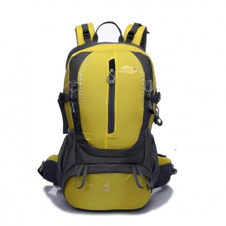 35L Moda Hombro ocio deportivo al aire libre a Caballo Bolsa Mochila Mochila Montañismo (amarillo) - Envío Gratuito