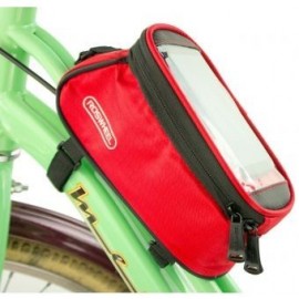 Bolsa Maletin Bicicleta Celular Roswheel Rojo - Envío Gratuito