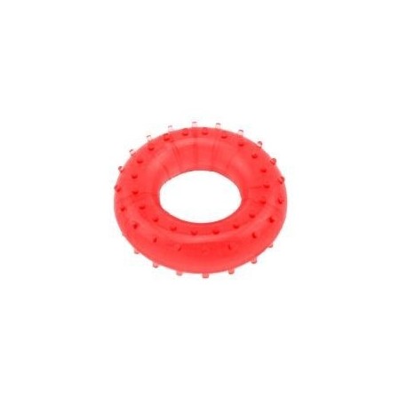 ELENXS Grip Strength anillo de dedo Círculo Socorro Masaje muñeca de mano de goma elástica fitness Deportes Soft Red - Envío Gra