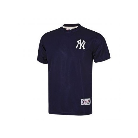 Jersey Majestic NY Yankees Basic Tee-Azul Marino - Envío Gratuito