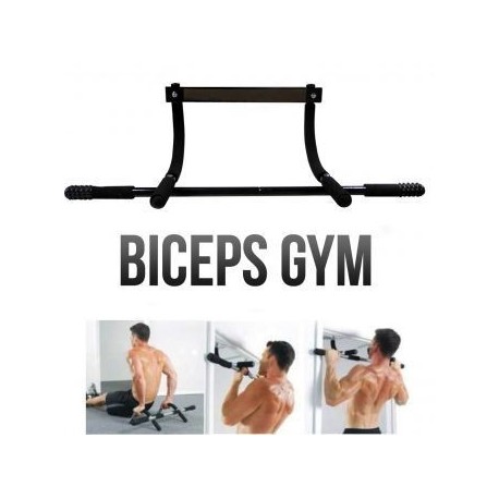 Iron Gym Barra Multifuncional Biceps Gym - Negro - Envío Gratuito