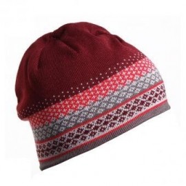 Sombreros de invierno Gorra de esquí de punto MO013-Rojo - Envío Gratuito