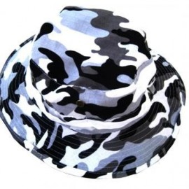 Elenxs Militar Ejército Bucket Boonie Gorra camping Pesca Senderismo nuevo camo blanco - Envío Gratuito