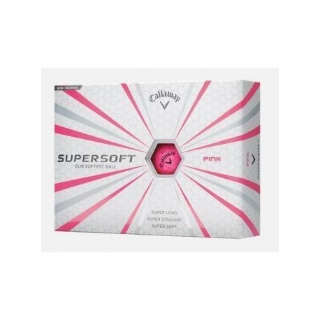 Pelota de Golf Callaway Super Soft - Pink - Envío Gratuito