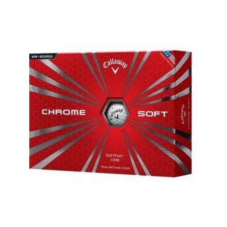 Pelota de Golf Callaway Chrome Soft - White - Envío Gratuito