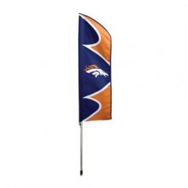 NFL Denver Broncos Swooper Flag and Pole - Envío Gratuito