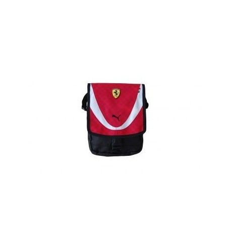 Bandolera Unisex Ferrari 07223501-Rojo - Envío Gratuito