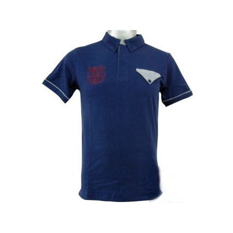 Playera Polo Barcelona FC MCB3058 (Azul) - Envío Gratuito