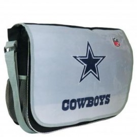 Maletín para Laptop 15.4" Messenger Bag NFL Dallas Cowboys - Gris + Azul - Envío Gratuito