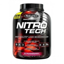Proteína Muscletech Nitro-Tech 3.97 lbs Strawberry. - Envío Gratuito