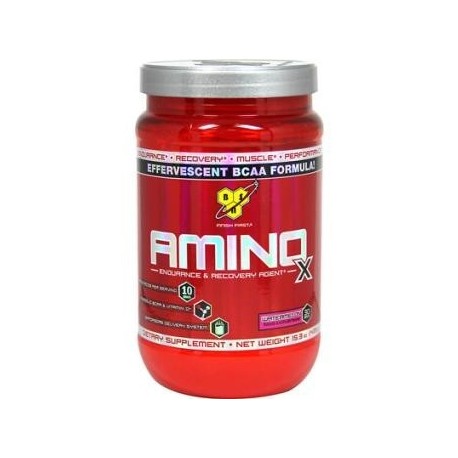 Aminoácidos Ramificados (BCAA) BSN Amino X 435 grs sabor Watermelon. - Envío Gratuito