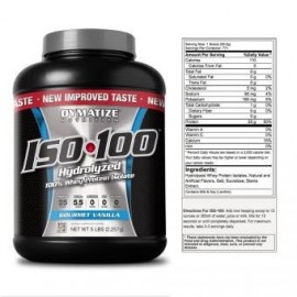 Proteina ISO 100 Dymatize - 5 lb - Sin Carbohidratos - Envío Gratuito