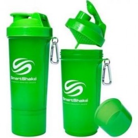 Shaker SMARTSHAKE SLIM 1 compartimento 600 ml color Neon Green. - Envío Gratuito