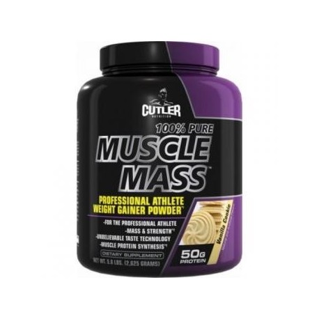 Ganador de Peso 100% Muscle Mass 6lbs Cutler Nutrition - Envío Gratuito