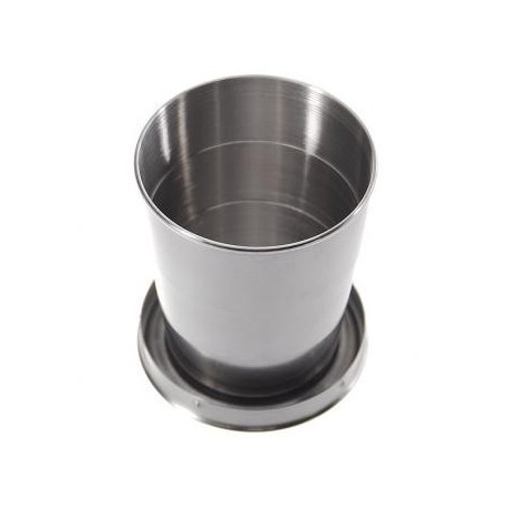 Los viajeros retráctil de acero inoxidable taza llavero - Envío Gratuito