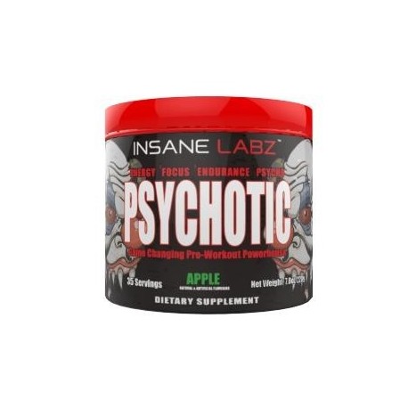 Pre entreno Psychotic de INSANE LABZ 205 gramos - Envío Gratuito