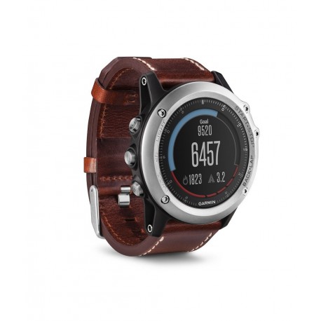 Reloj Multideporte Garmin Fenix 3 con Banda de Cuero III - Envío Gratuito